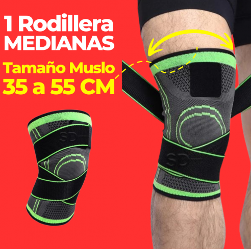 RODILLERA MEDIANA 35-55 CM DOBLE AJUSTE